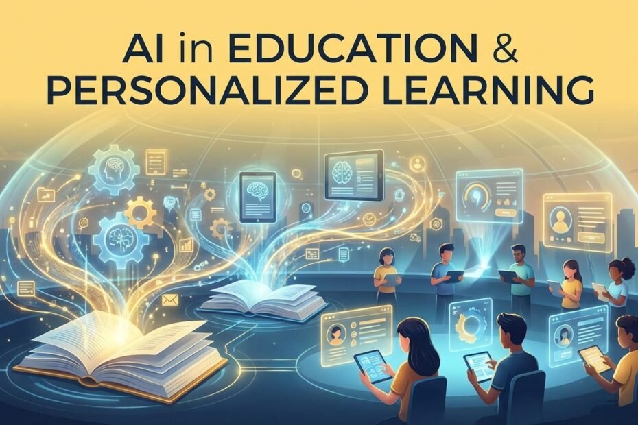 Cover image for AI in education and personalized learning article